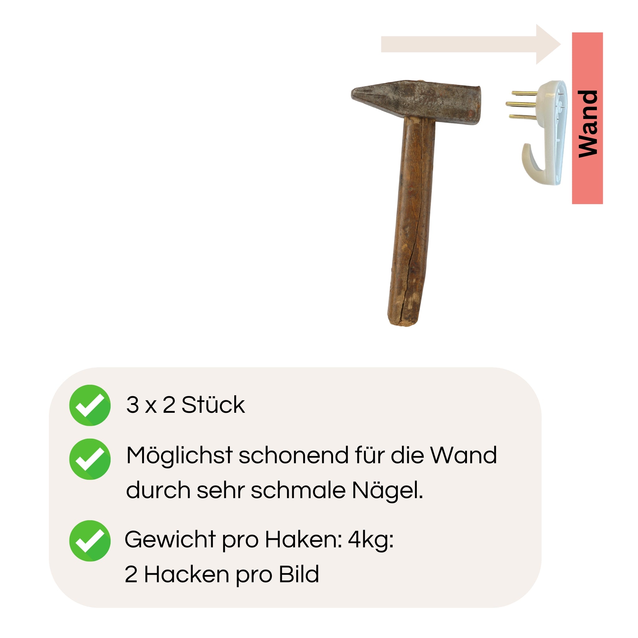 Aufhänger (6 Stück)