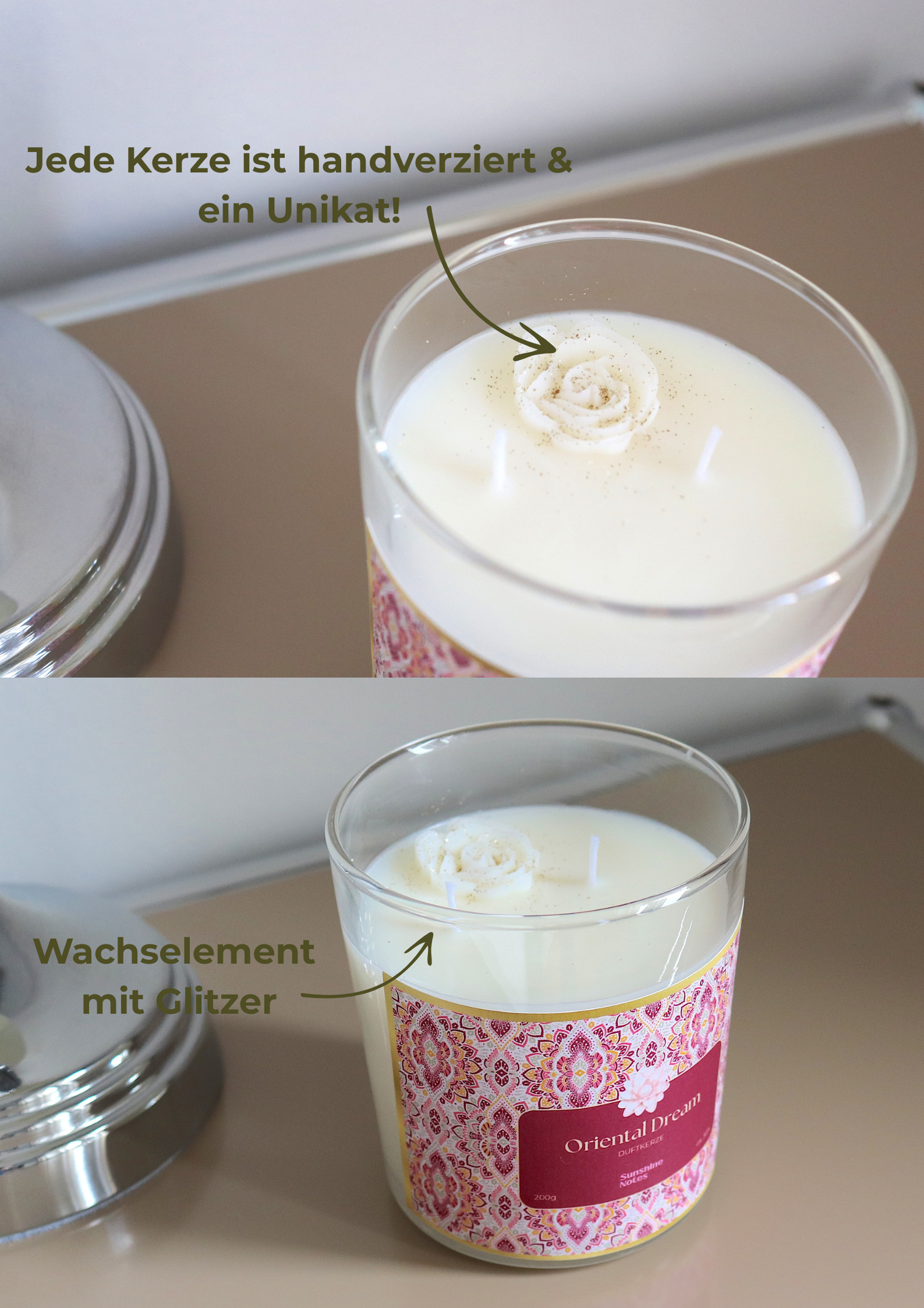 Oriental Dream Duftkerzen mit Refill