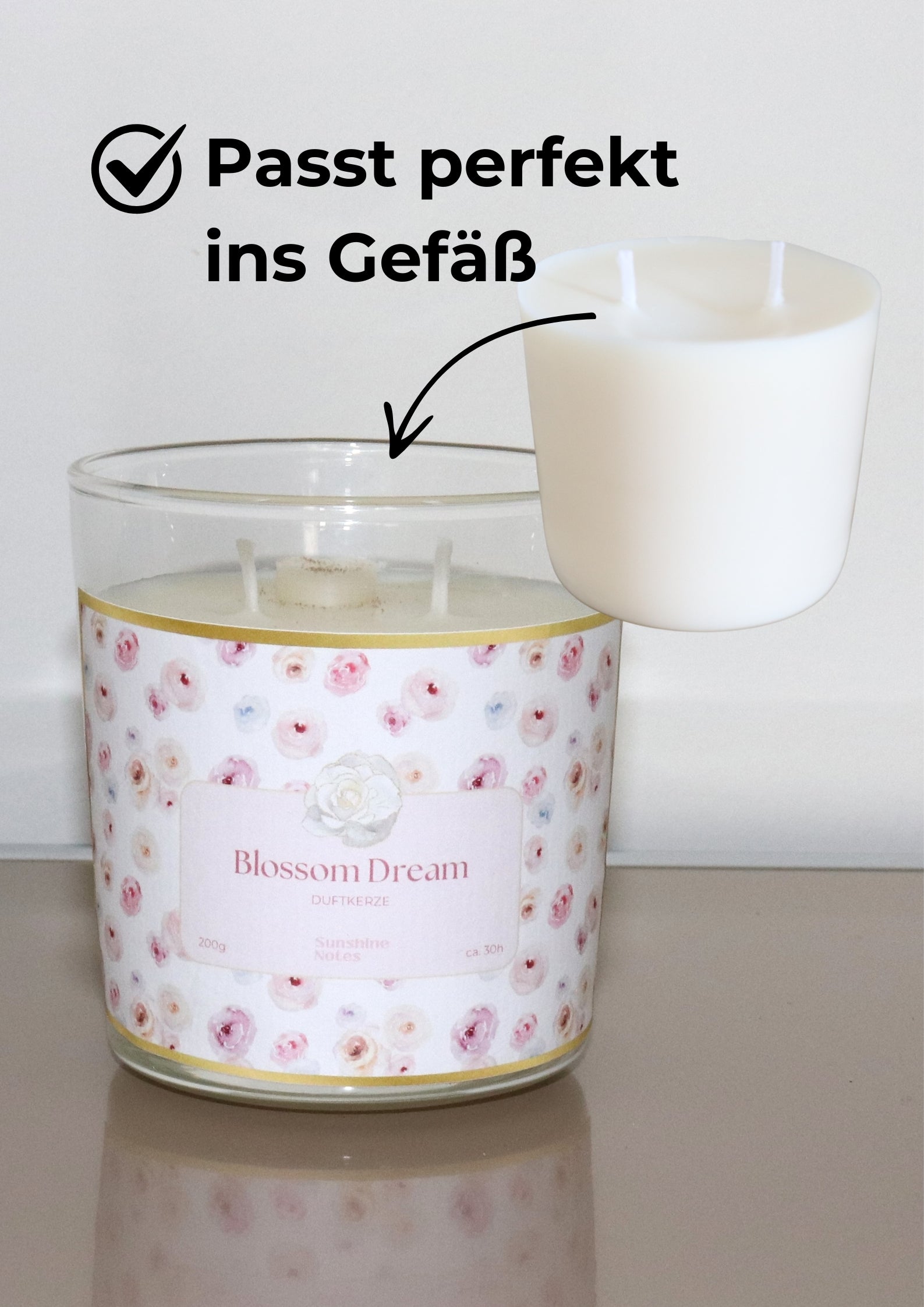 Blossom Dream Duftkerze mit Refill
