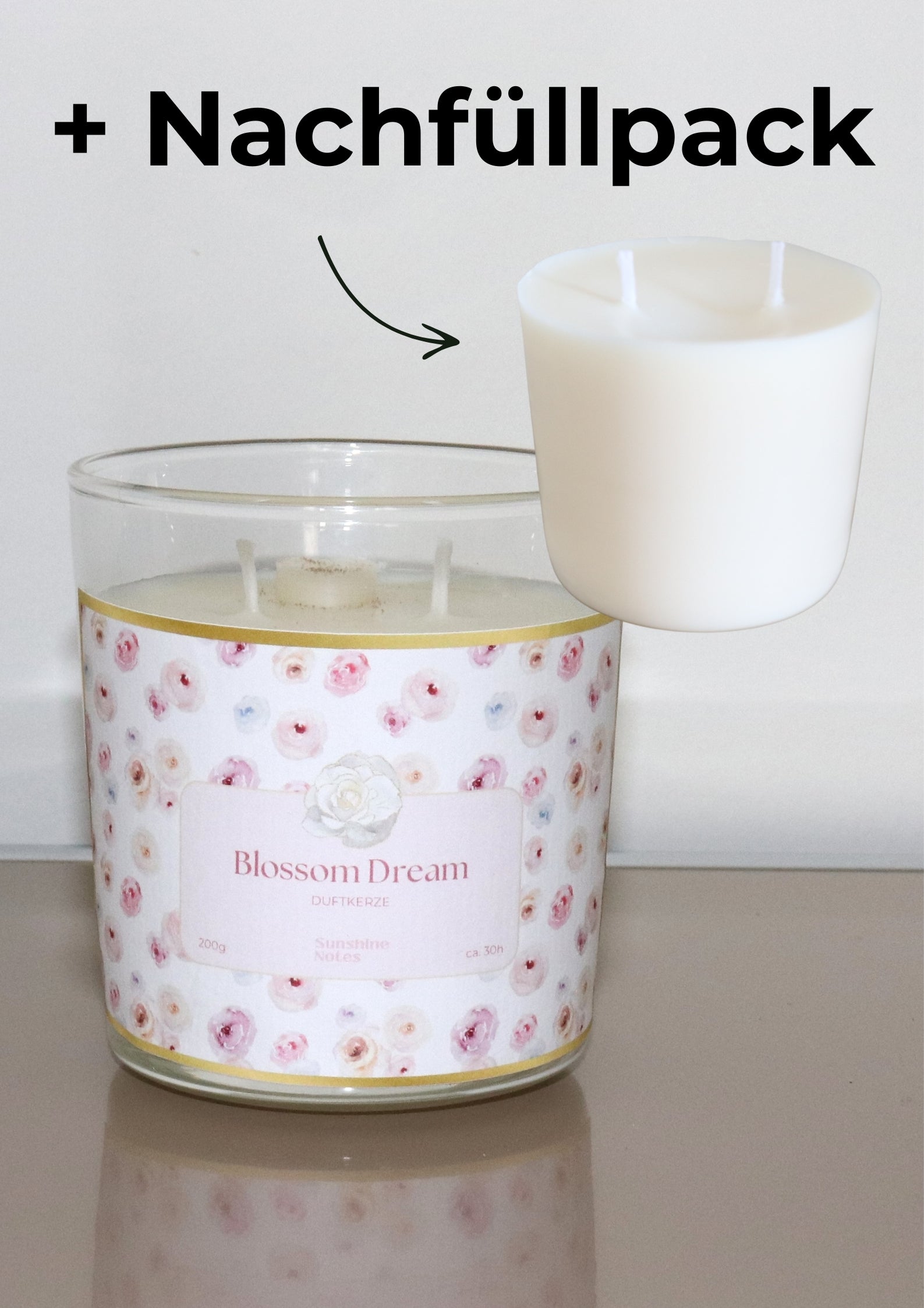 Blossom Dream Duftkerze mit Refill
