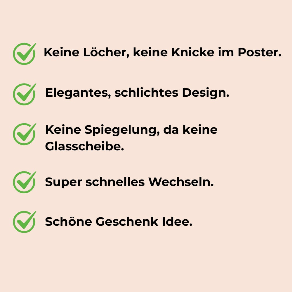 Magnetische Posterhalter