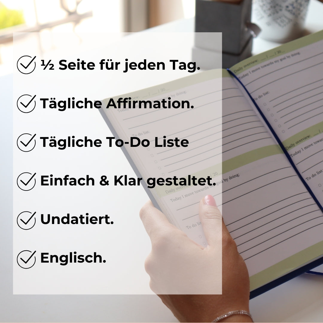 Hochwertiges Ziel-Tagebuch