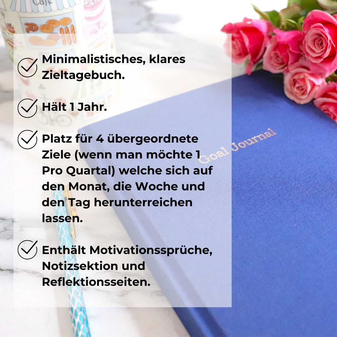 Hochwertiges Ziel-Tagebuch
