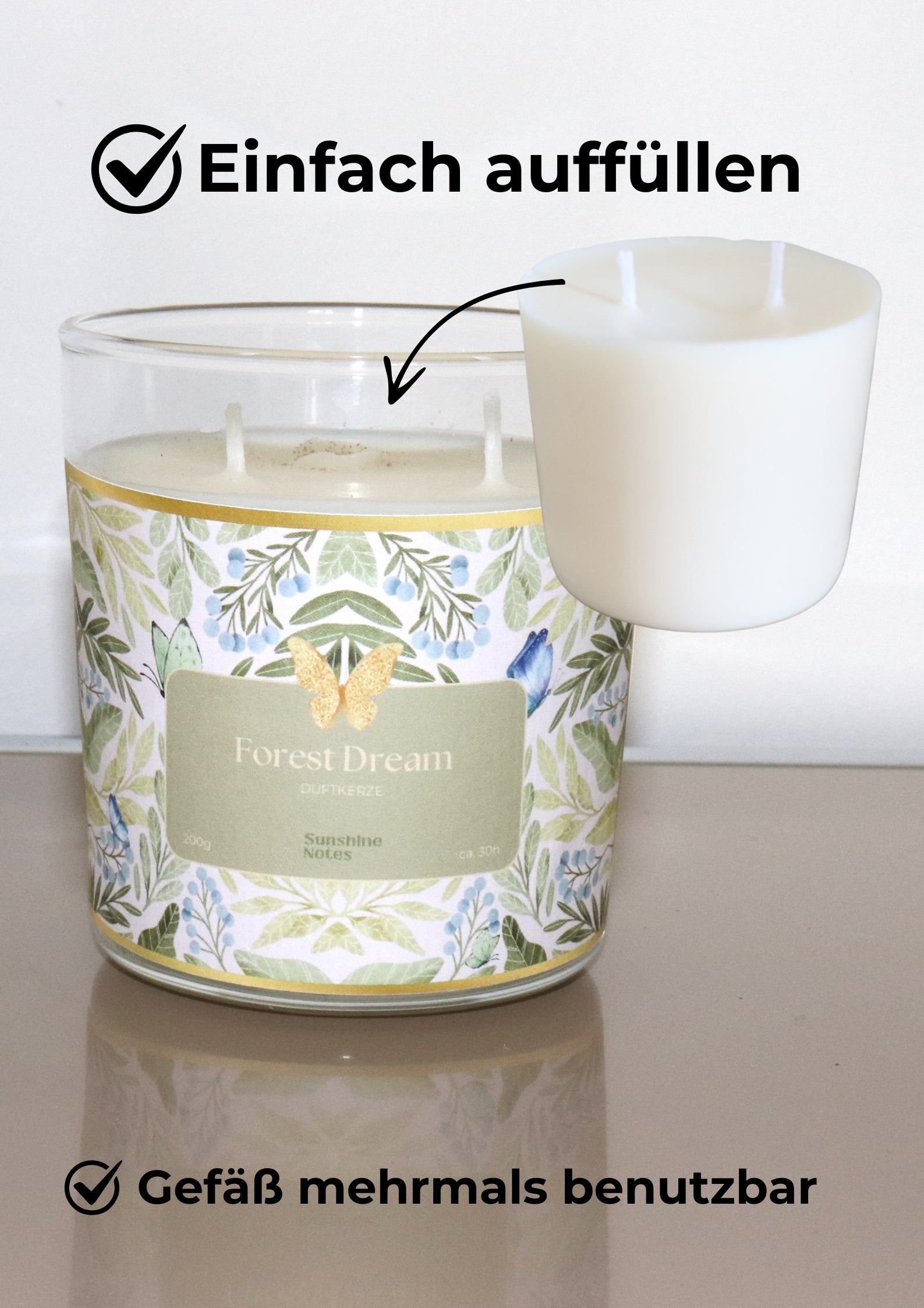 Forest Dream Duftkerze mit Refill