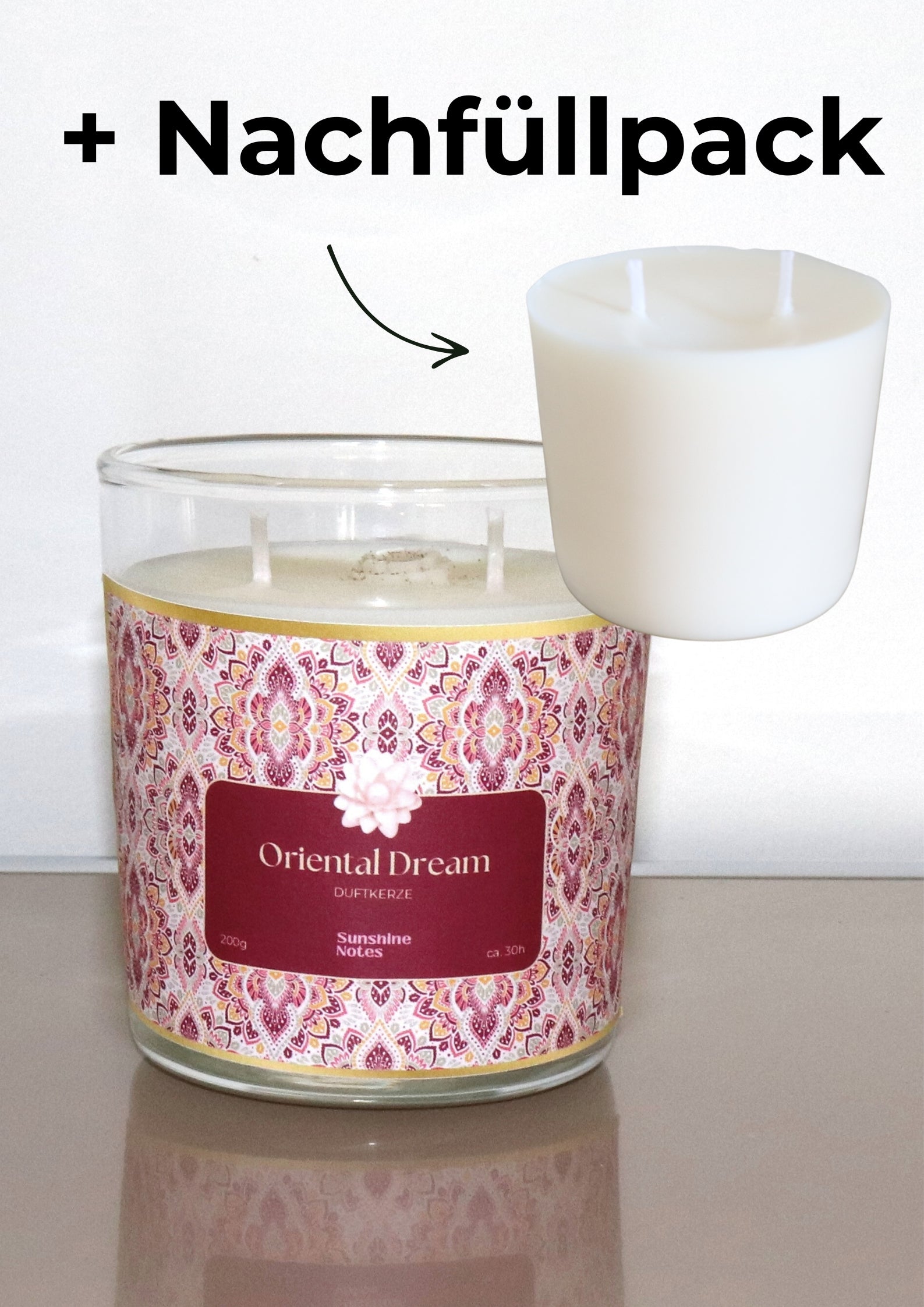 Oriental Dream Duftkerzen mit Refill